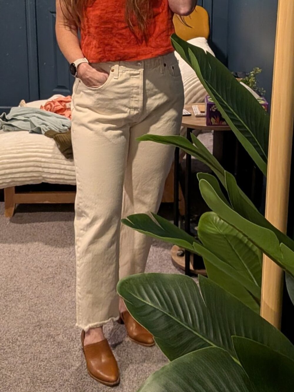 Levi's 501 Original Cropped Jeans - Size 29